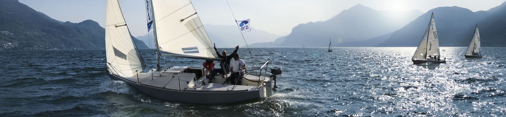 Sailing at Lake Como